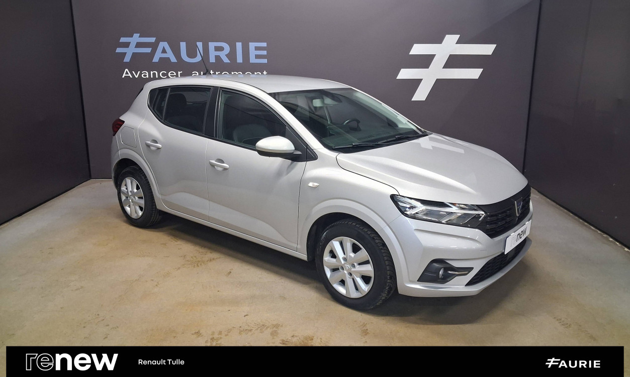 Acheter Dacia Sandero Sandero TCe 90 - 22 Confort 5p occasion dans les concessions du Groupe Faurie
