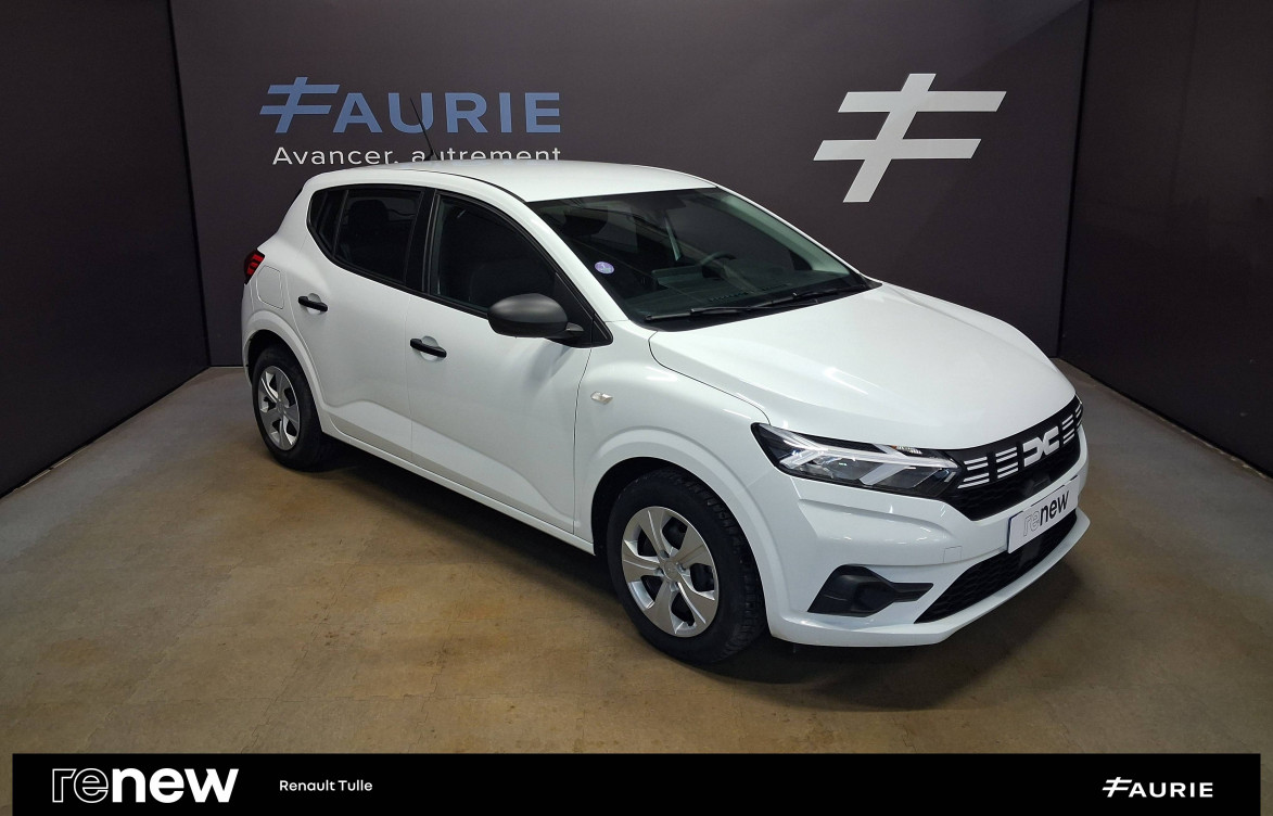 Acheter Dacia Sandero Sandero SCe 65 Essential 5p occasion dans les concessions du Groupe Faurie