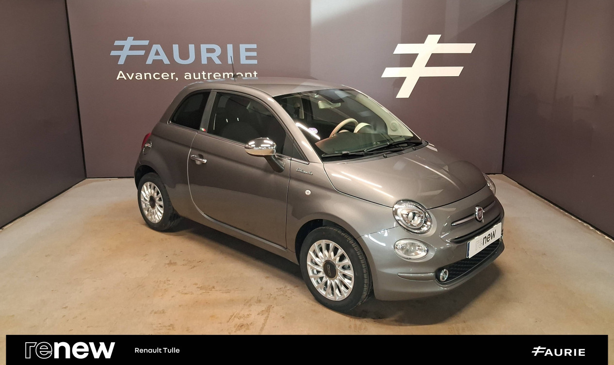 Acheter Fiat 500 500 1.0 70 ch Hybride BSG S/S Dolcevita Plus 3p occasion dans les concessions du Groupe Faurie