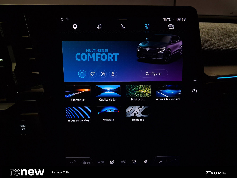 Acheter Renault Megane E-Tech Megane E-Tech EV60 220 ch super charge Techno 5p occasion dans les concessions du Groupe Faurie
