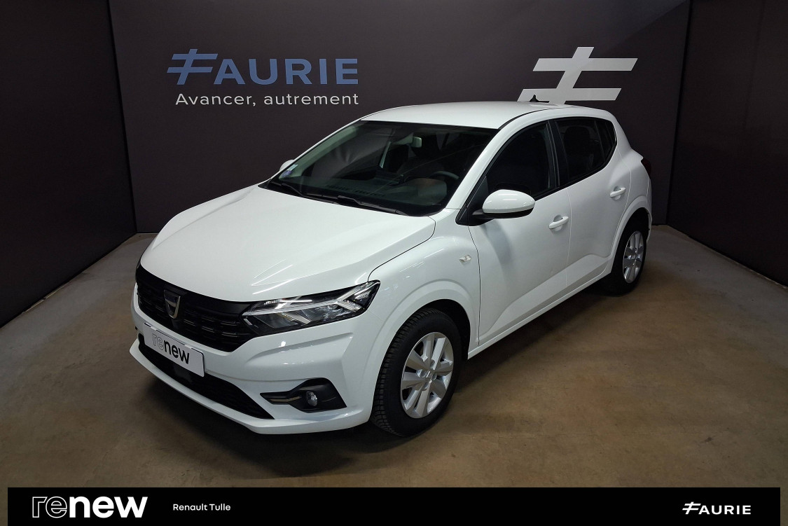 Acheter Dacia Sandero Sandero ECO-G 100 - 22 Confort 5p occasion dans les concessions du Groupe Faurie