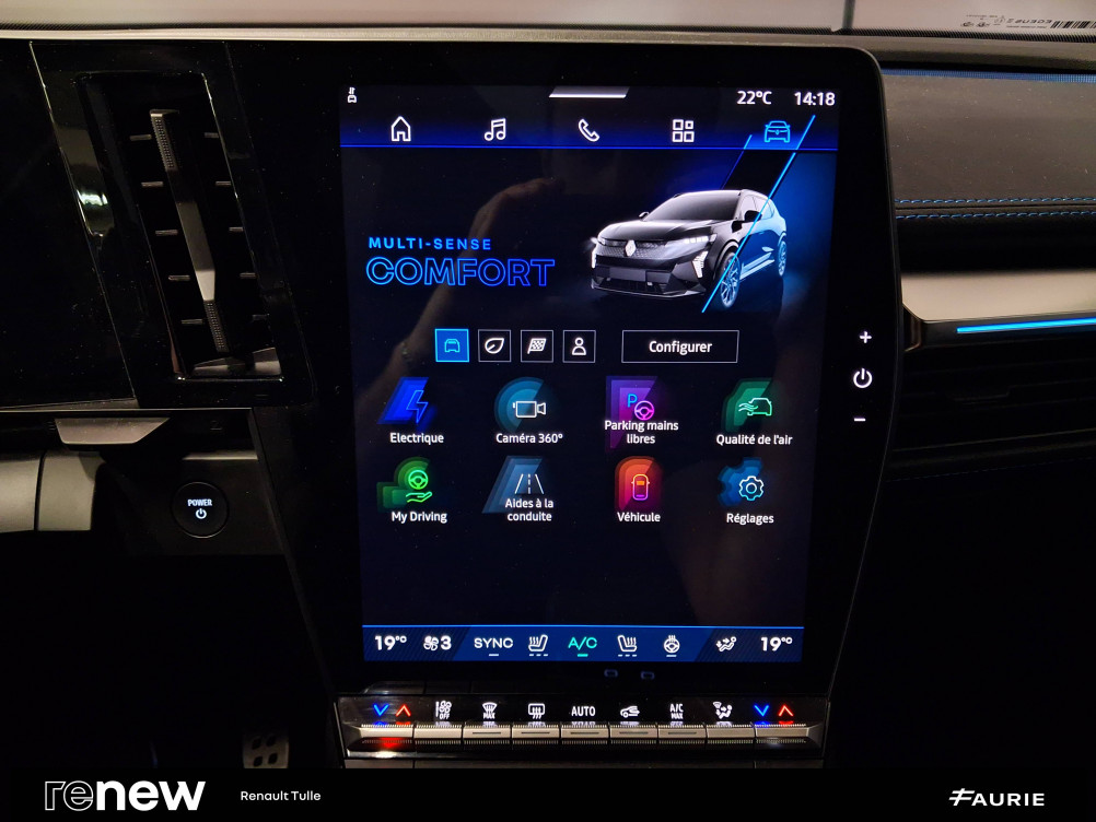 Acheter Renault Scenic 5 Scenic E-Tech électrique 220 ch grande autonomie Techno esprit Alpine 5p occasion dans les concessions du Groupe Faurie