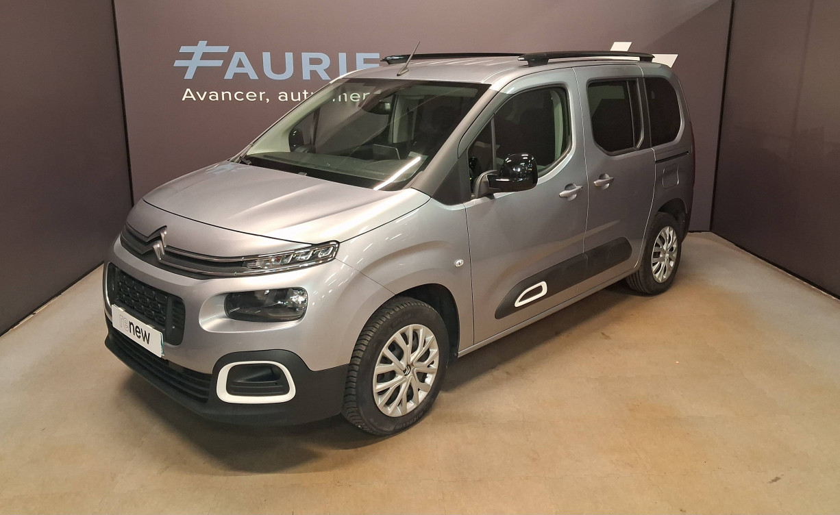 Acheter Citroën Berlingo Berlingo Taille M BlueHDi 100 S&S BVM6 Feel Pack 5p occasion dans les concessions du Groupe Faurie