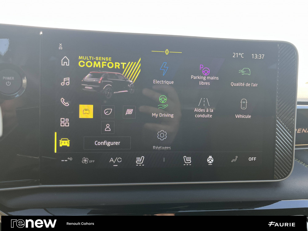 Acheter Renault Renault 5 Renault 5 E-Tech Electrique 150 ch autonomie confort Iconic cinq 5p occasion dans les concessions du Groupe Faurie