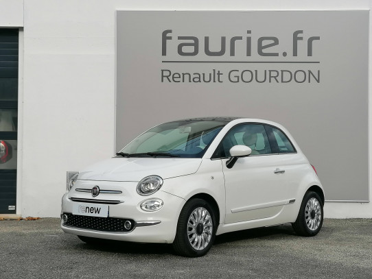 Acheter Fiat 500 500 1.2 69 ch Lounge 3p occasion dans les concessions du Groupe Faurie