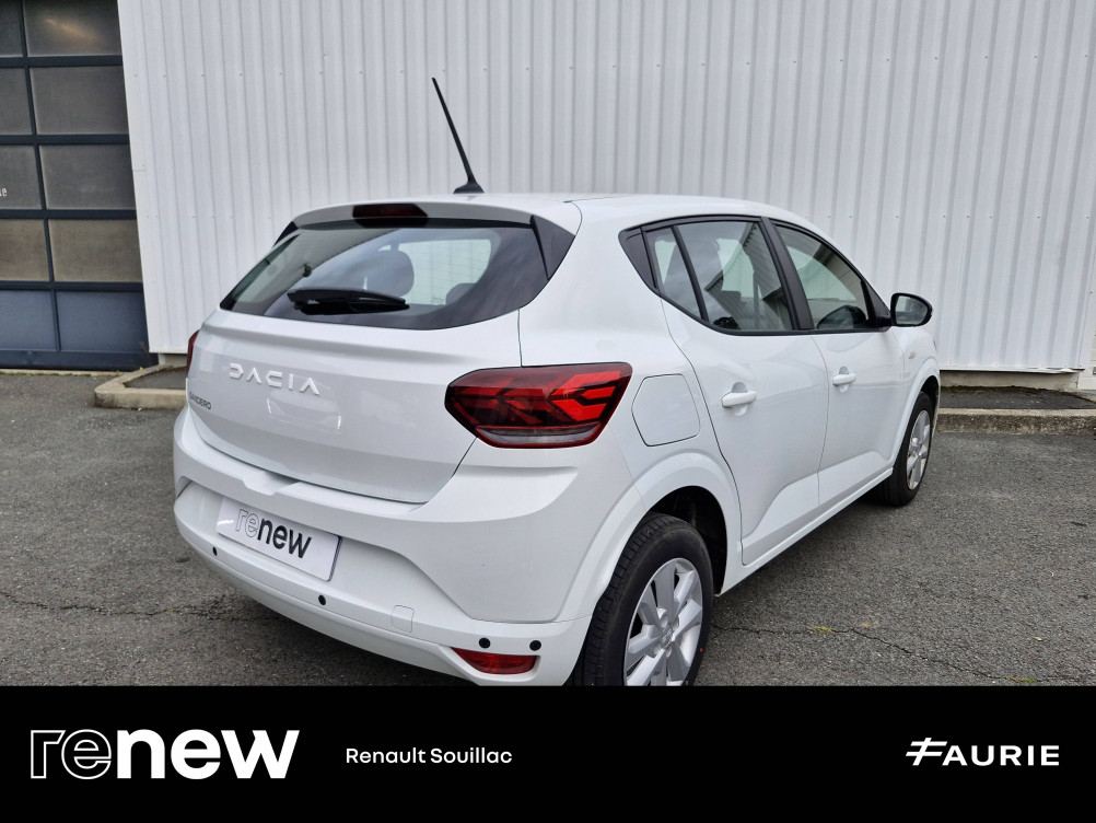 Acheter Dacia Sandero Sandero TCe 90 CVT Expression 5p occasion dans les concessions du Groupe Faurie