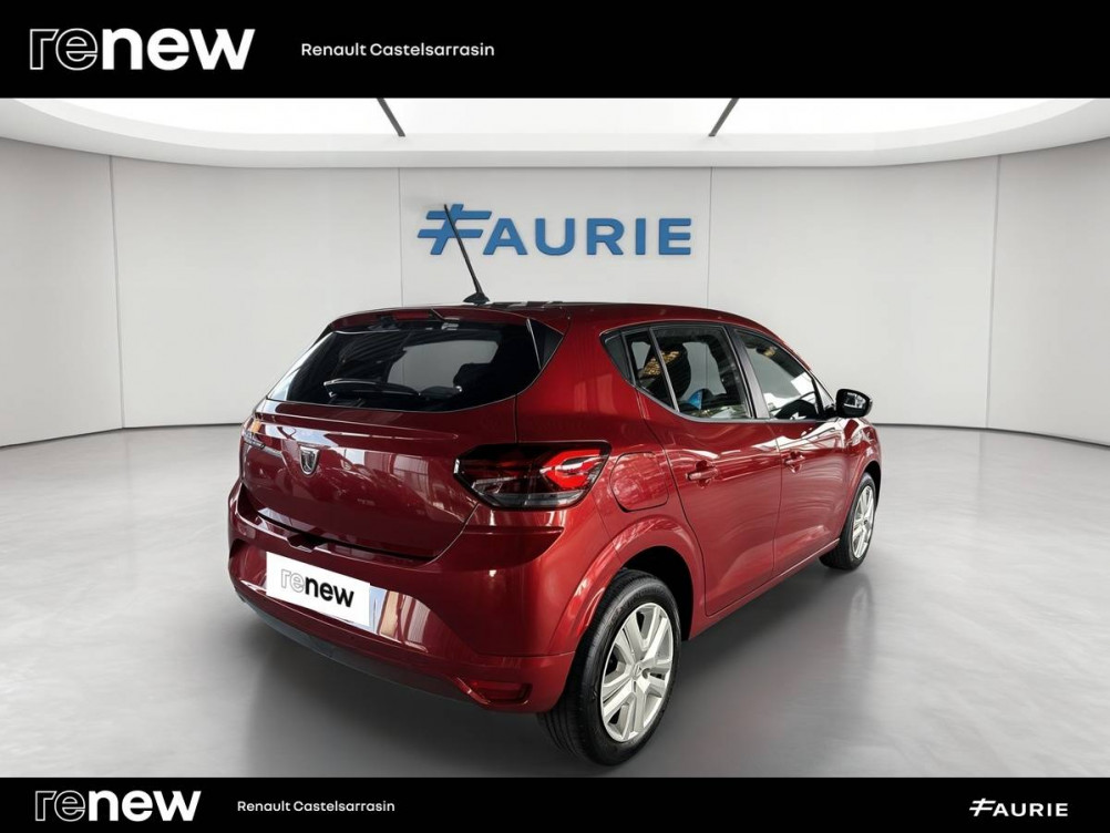 Acheter Dacia Sandero Sandero ECO-G 100 Confort 5p occasion dans les concessions du Groupe Faurie
