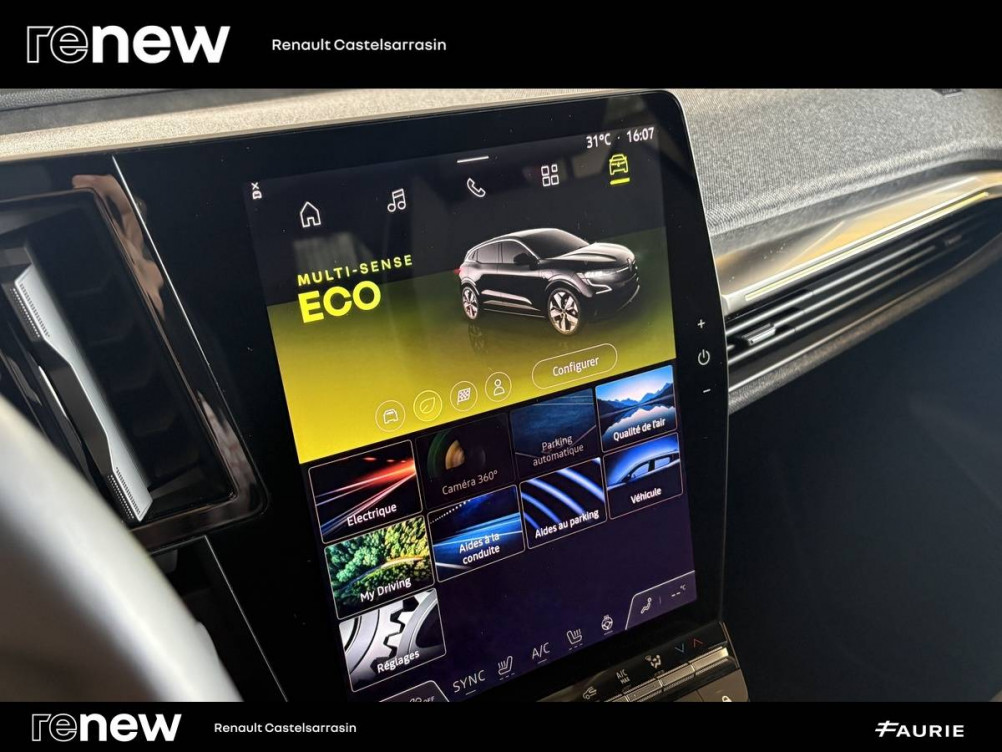 Acheter Renault Megane E-Tech Megane E-Tech EV60 220 ch super charge Techno 5p occasion dans les concessions du Groupe Faurie