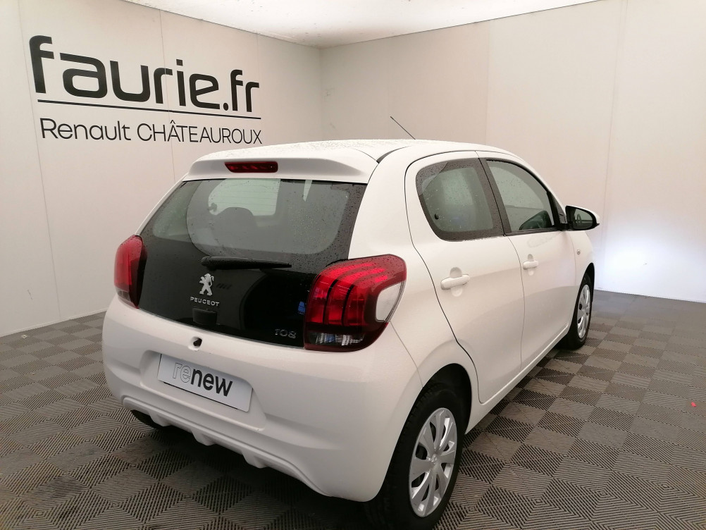 Acheter Peugeot 108 108 VTi 72ch S&S BVM5 Active 5p occasion dans les concessions du Groupe Faurie
