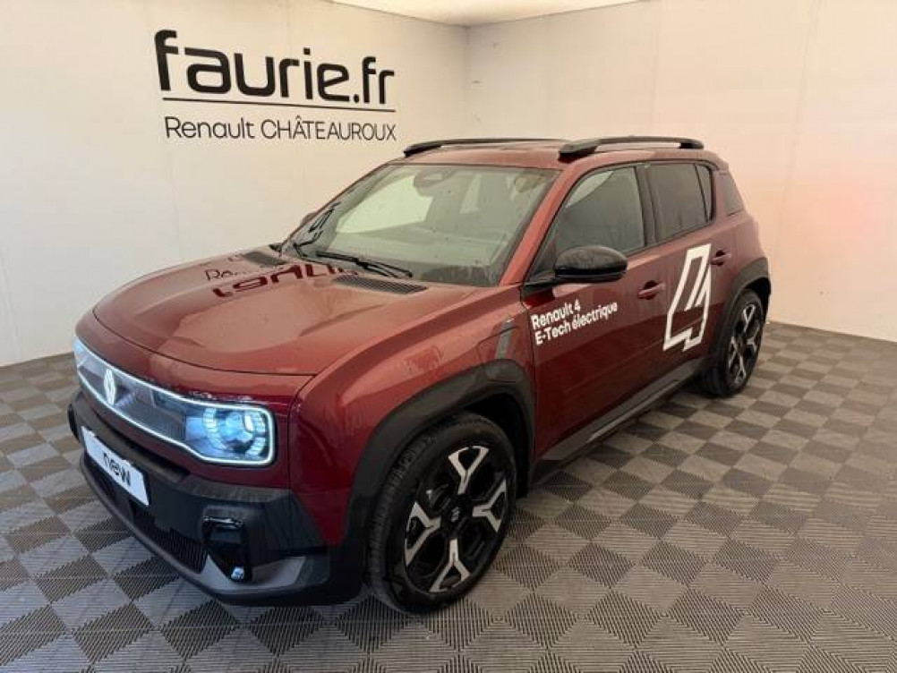 Acheter Renault Renault 4 Renault 4 E-Tech Electrique 150 ch autonomie confort Techno 5p neuf dans les concessions du Groupe Faurie