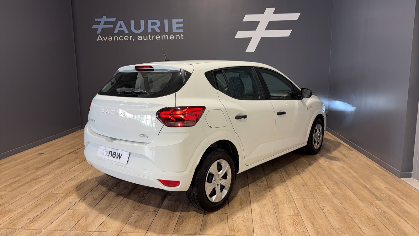Acheter Dacia Sandero Sandero SCe 65 Essential 5p occasion dans les concessions du Groupe Faurie