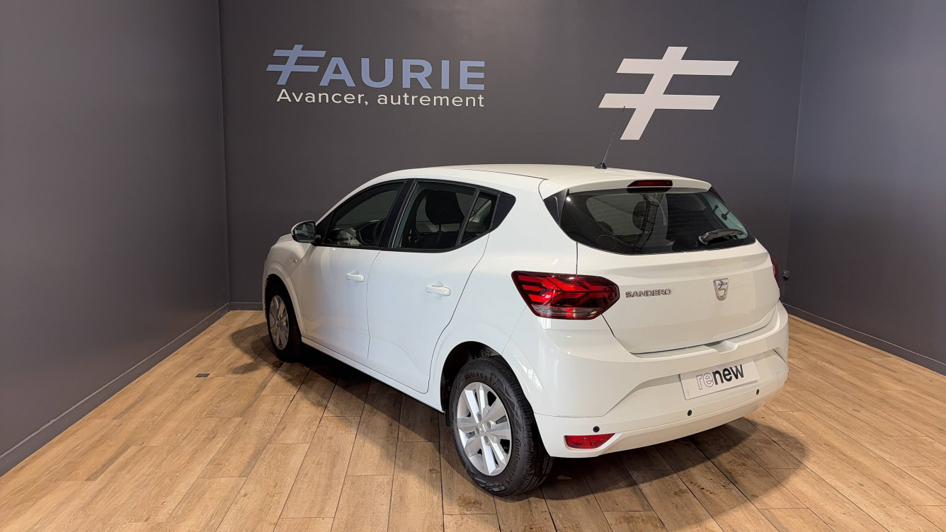 Acheter Dacia Sandero Sandero SCe 65 - 22 Confort 5p occasion dans les concessions du Groupe Faurie