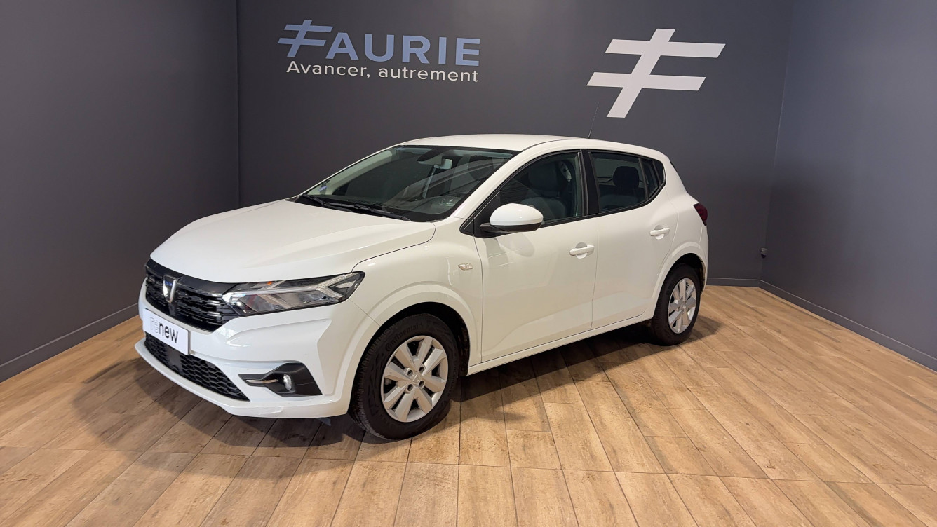 Acheter Dacia Sandero Sandero SCe 65 - 22 Confort 5p occasion dans les concessions du Groupe Faurie