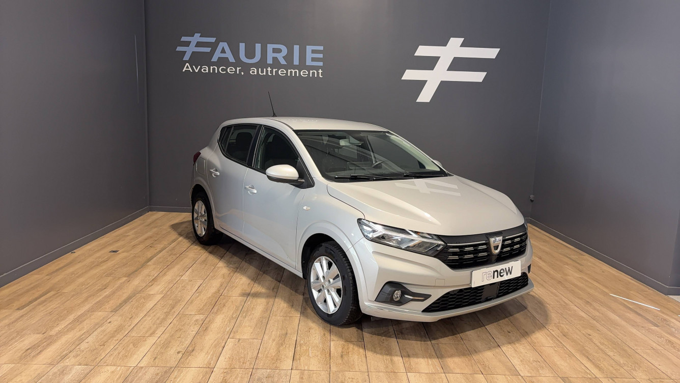 Acheter Dacia Sandero Sandero TCe 90 - 22 Confort 5p occasion dans les concessions du Groupe Faurie