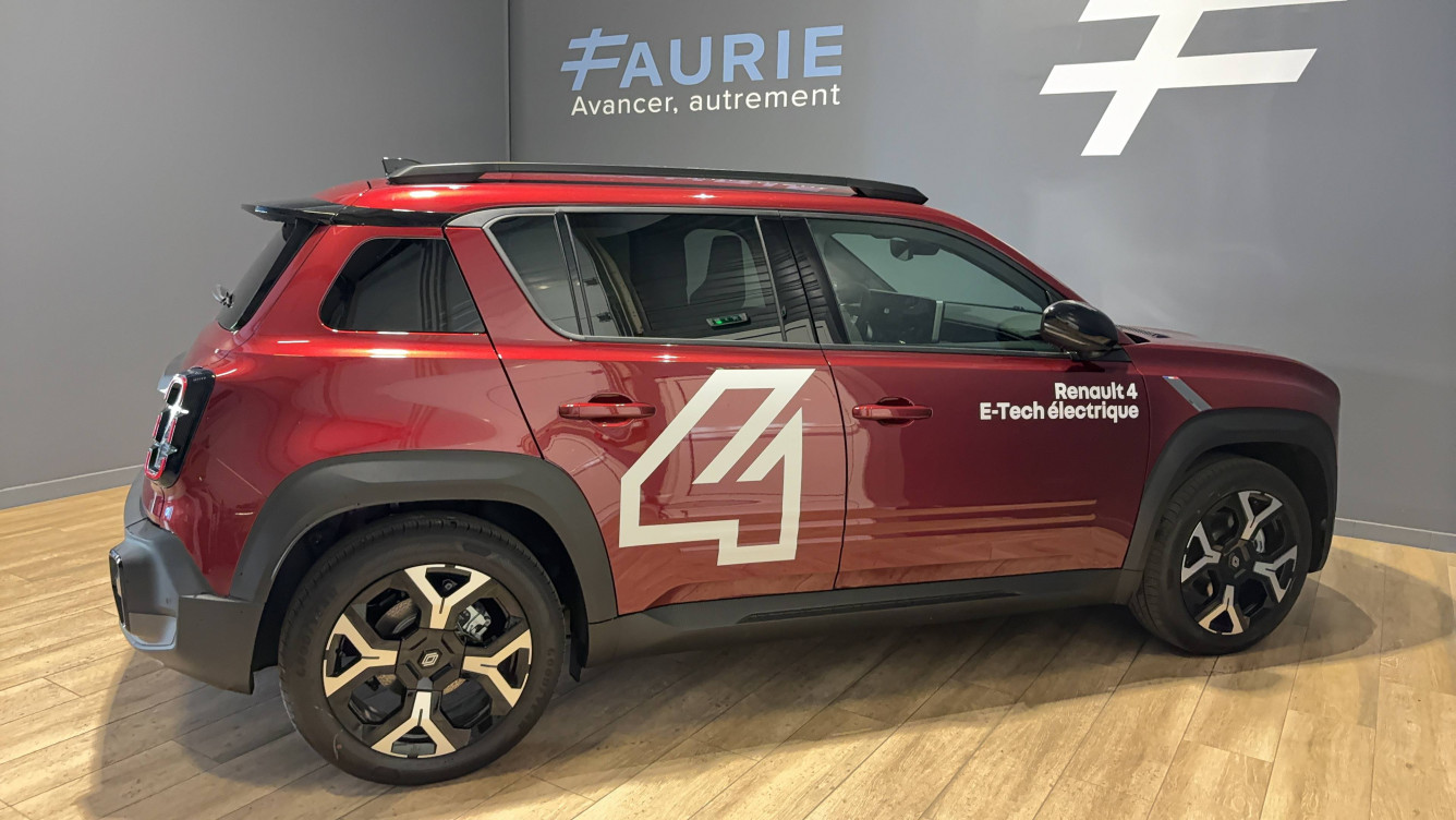 Acheter Renault Renault 4 Renault 4 E-Tech Electrique 150 ch autonomie confort Techno 5p neuf dans les concessions du Groupe Faurie