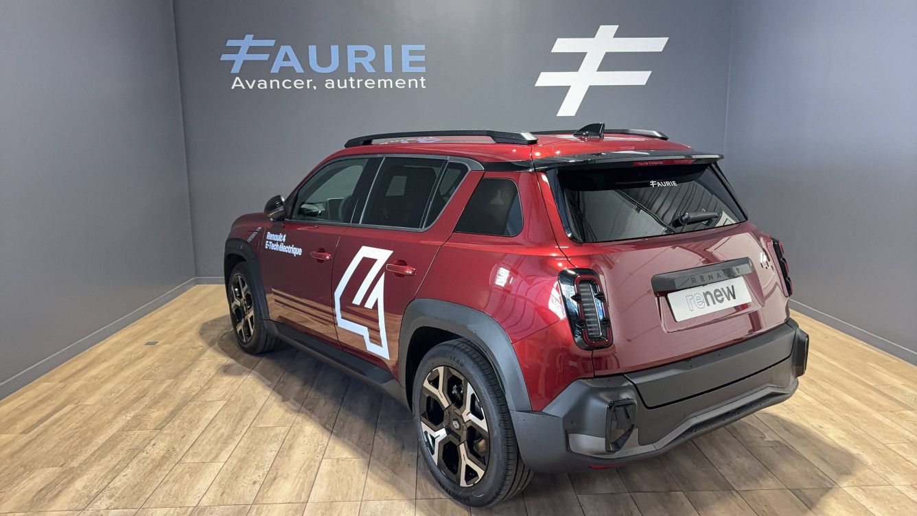 Acheter Renault Renault 4 Renault 4 E-Tech Electrique 150 ch autonomie confort Techno 5p neuf dans les concessions du Groupe Faurie