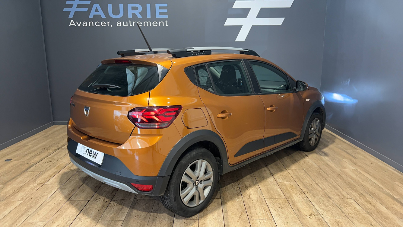 Acheter Dacia Sandero Sandero TCe 90 - 22 Stepway Confort 5p occasion dans les concessions du Groupe Faurie