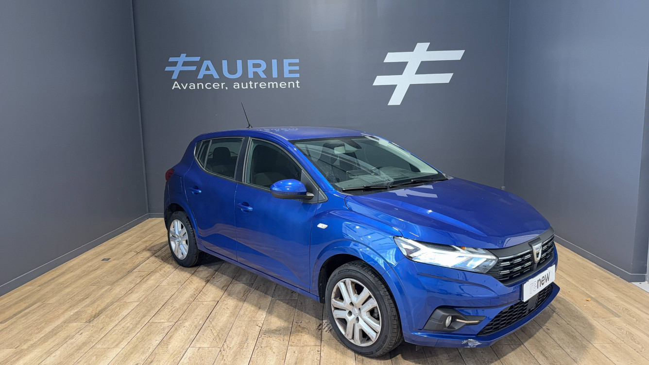 Acheter Dacia Sandero Sandero TCe 90 Confort 5p occasion dans les concessions du Groupe Faurie