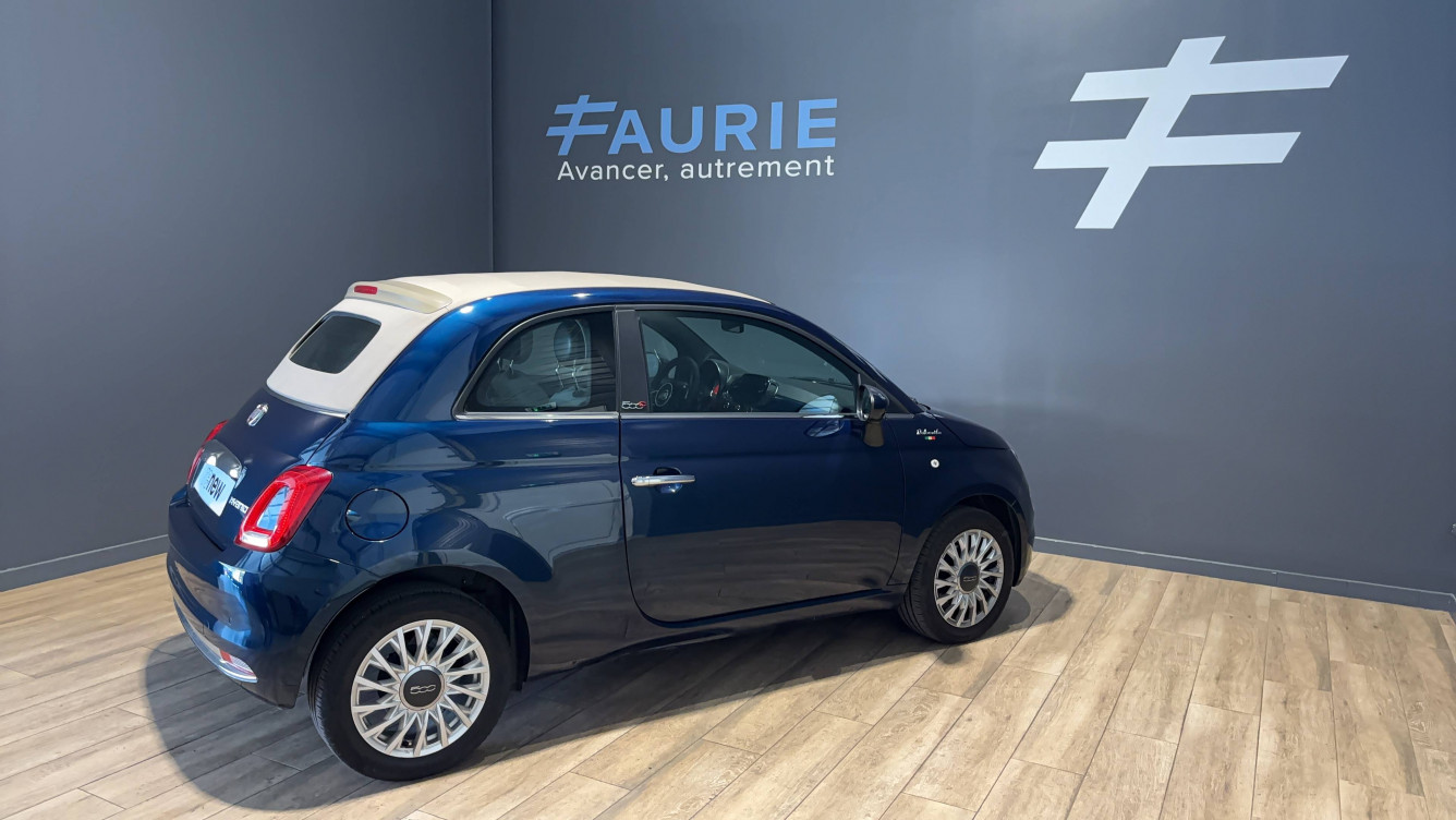 Acheter Fiat 500 500C 1.0 70 ch Hybride BSG S/S Dolcevita 2p occasion dans les concessions du Groupe Faurie