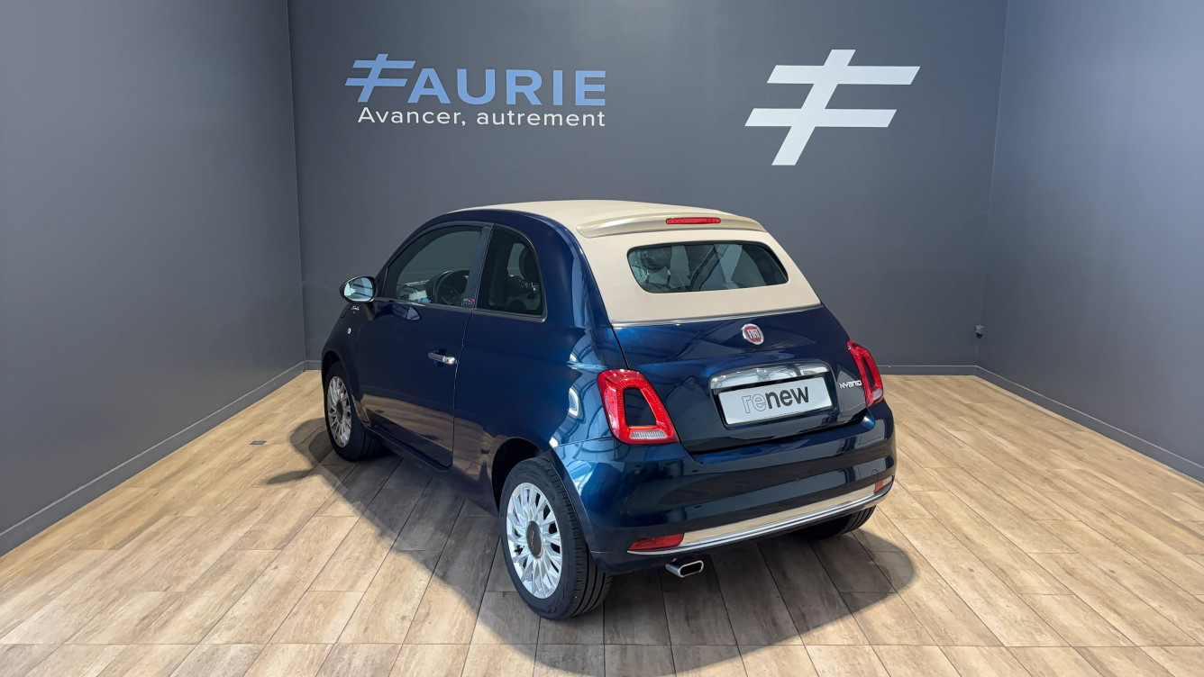 Acheter Fiat 500 500C 1.0 70 ch Hybride BSG S/S Dolcevita 2p occasion dans les concessions du Groupe Faurie