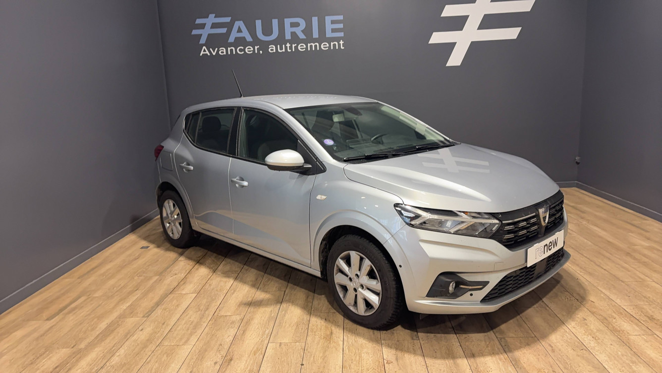 Acheter Dacia Sandero Sandero TCe 90 - 22 Confort 5p occasion dans les concessions du Groupe Faurie