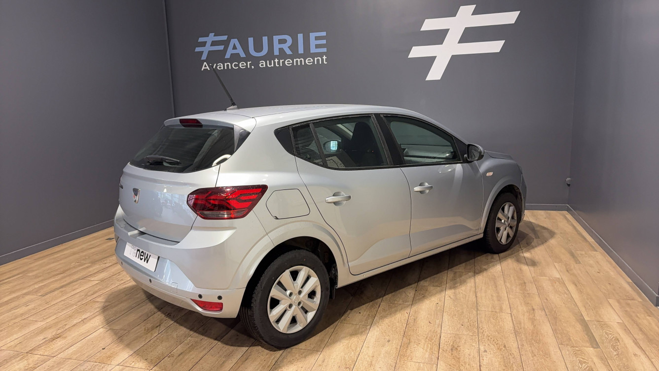 Acheter Dacia Sandero Sandero TCe 90 - 22 Confort 5p occasion dans les concessions du Groupe Faurie