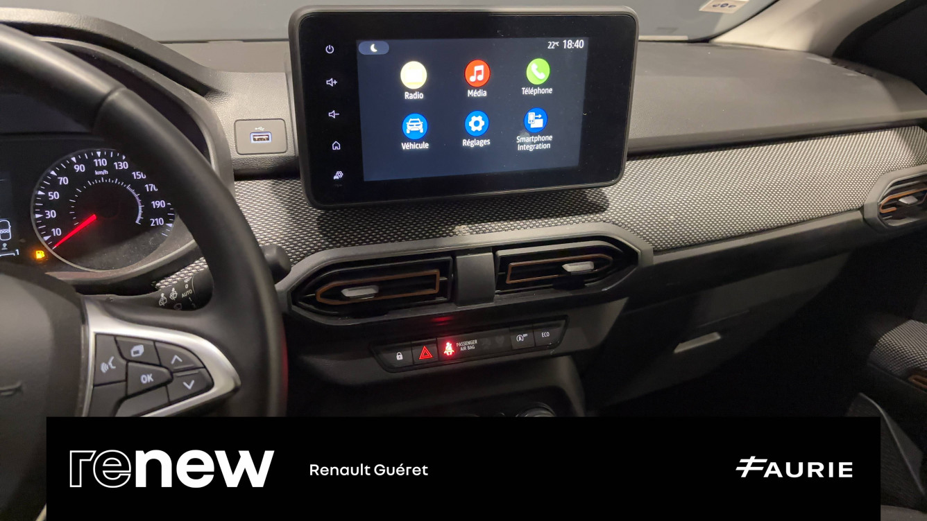 Acheter Dacia Sandero Sandero TCe 90 - 22 Stepway Confort 5p occasion dans les concessions du Groupe Faurie