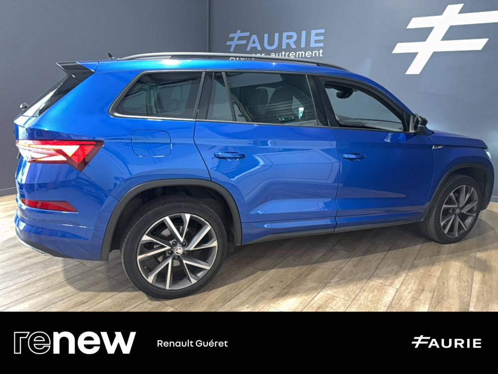 Acheter Skoda Kodiaq Kodiaq 2.0 TDI 150 SCR DSG7 7pl Sportline 5p occasion dans les concessions du Groupe Faurie