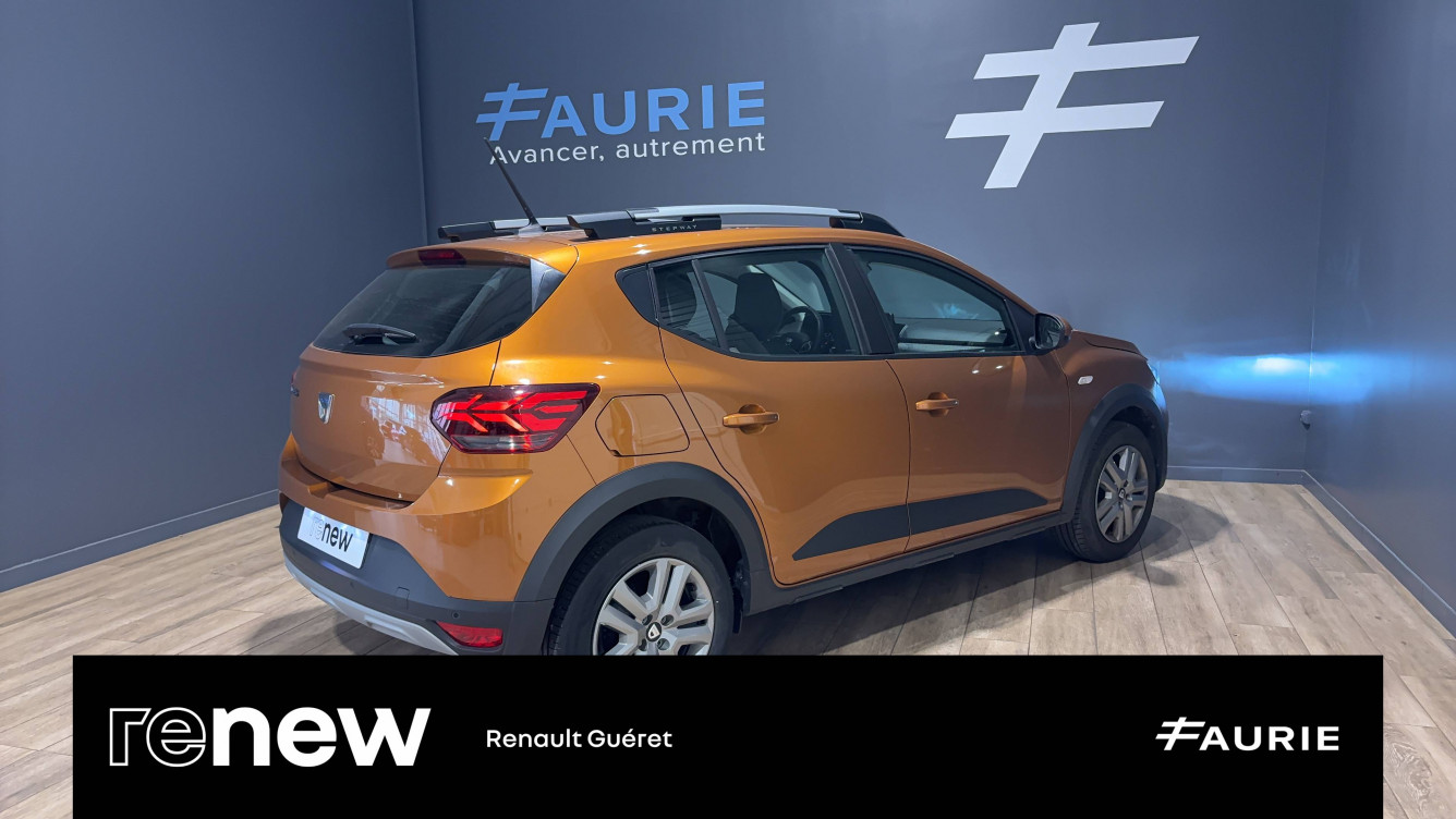 Acheter Dacia Sandero Sandero ECO-G 100 Stepway Confort 5p occasion dans les concessions du Groupe Faurie