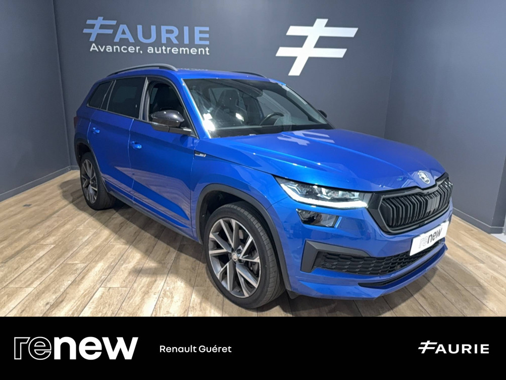 Acheter Skoda Kodiaq Kodiaq 2.0 TDI 150 SCR DSG7 7pl Sportline 5p occasion dans les concessions du Groupe Faurie