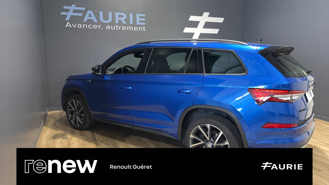 Acheter Skoda Kodiaq Kodiaq 2.0 TDI 150 SCR DSG7 7pl Sportline 5p occasion dans les concessions du Groupe Faurie