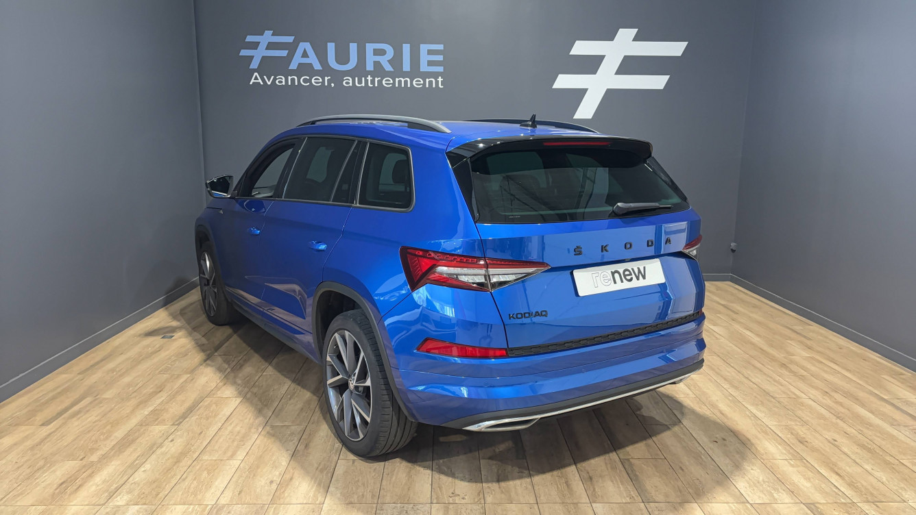 Acheter Skoda Kodiaq Kodiaq 2.0 TDI 150 SCR DSG7 7pl Sportline 5p occasion dans les concessions du Groupe Faurie