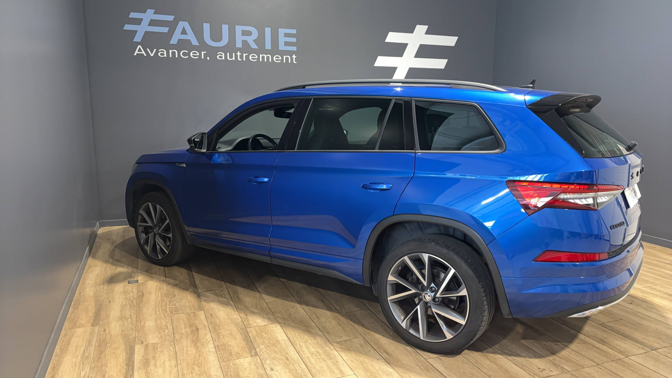 Acheter Skoda Kodiaq Kodiaq 2.0 TDI 150 SCR DSG7 7pl Sportline 5p occasion dans les concessions du Groupe Faurie