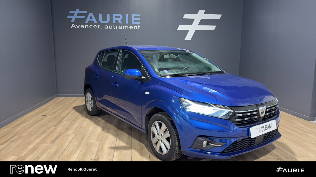 Acheter Dacia Sandero Sandero ECO-G 100 - 22 Confort 5p occasion dans les concessions du Groupe Faurie