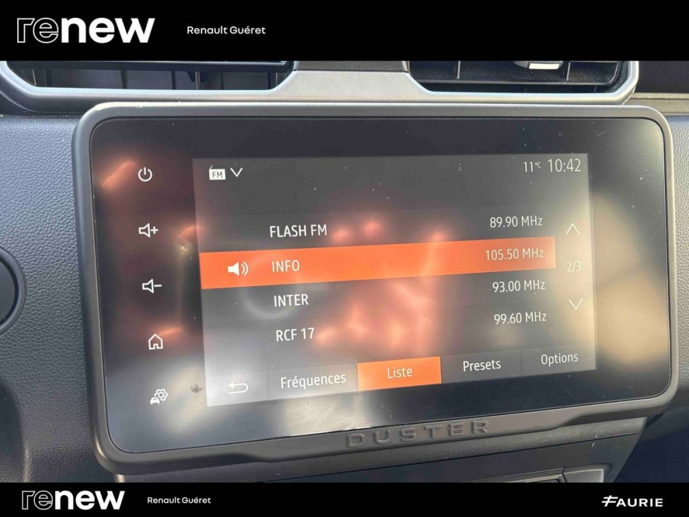 Acheter Dacia Duster Duster ECO-G 100 4x2 Journey + 5p occasion dans les concessions du Groupe Faurie