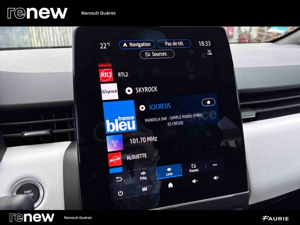 Acheter Renault Clio 5 Clio E-Tech hybride 145 Techno 5p occasion dans les concessions du Groupe Faurie