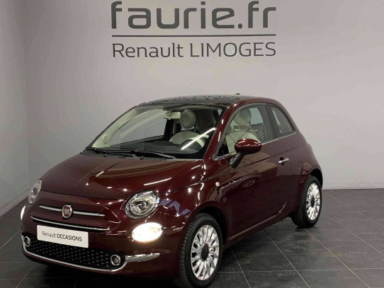 Acheter Fiat 500 500 1.2 69 ch Eco Pack Lounge 3p occasion dans les concessions du Groupe Faurie