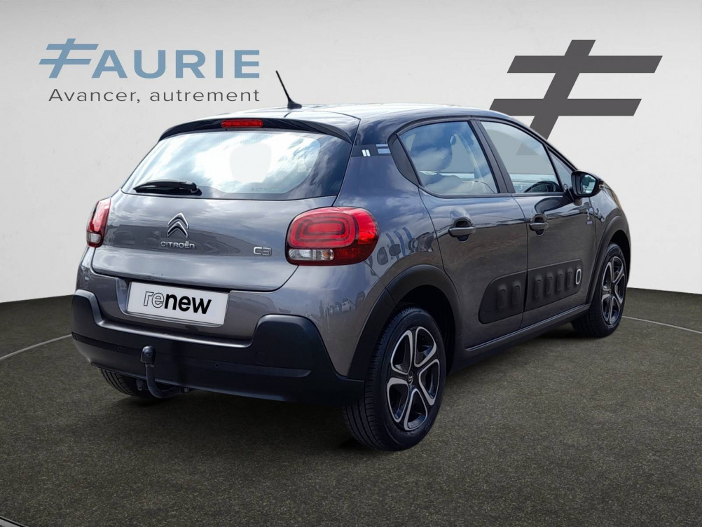 Acheter Citroën C3 C3 PureTech 82 S&S BVM5 Graphic 5p occasion dans les concessions du Groupe Faurie