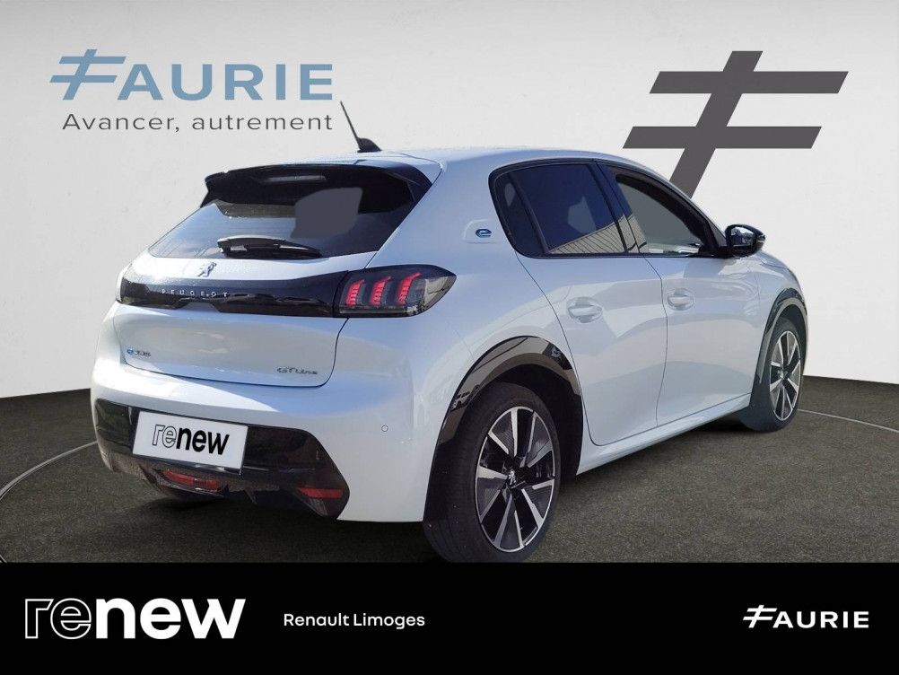 Acheter Peugeot 208 208 Electrique 50 kWh 136ch GT Line 5p occasion dans les concessions du Groupe Faurie