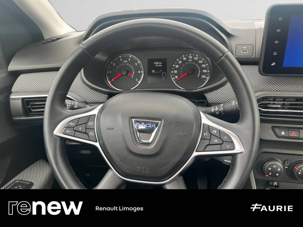 Acheter Dacia Sandero Sandero TCe 90 Confort 5p occasion dans les concessions du Groupe Faurie