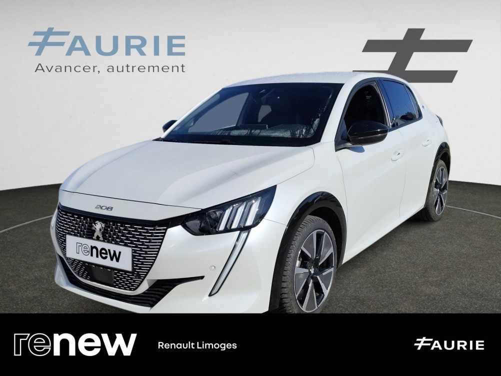 Acheter Peugeot 208 208 Electrique 50 kWh 136ch GT Line 5p occasion dans les concessions du Groupe Faurie