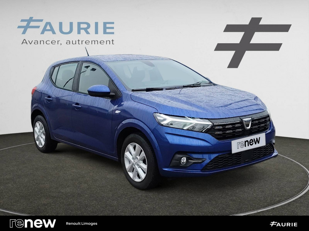 Acheter Dacia Sandero Sandero TCe 90 - 22 Confort 5p occasion dans les concessions du Groupe Faurie