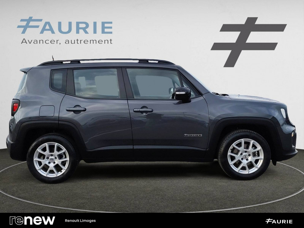 Acheter Jeep Renegade Renegade 1.5 Turbo T4 130 ch BVR7 e-Hybrid Limited 5p occasion dans les concessions du Groupe Faurie