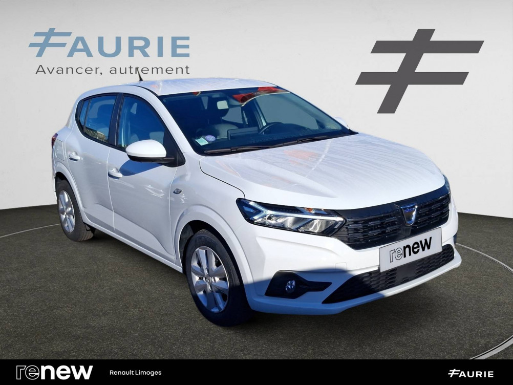 Acheter Dacia Sandero Sandero SCe 65 - 22 Confort 5p occasion dans les concessions du Groupe Faurie
