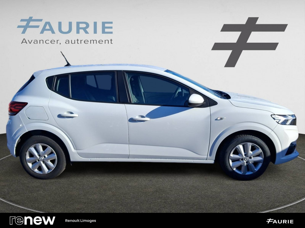 Acheter Dacia Sandero Sandero SCe 65 - 22 Confort 5p occasion dans les concessions du Groupe Faurie