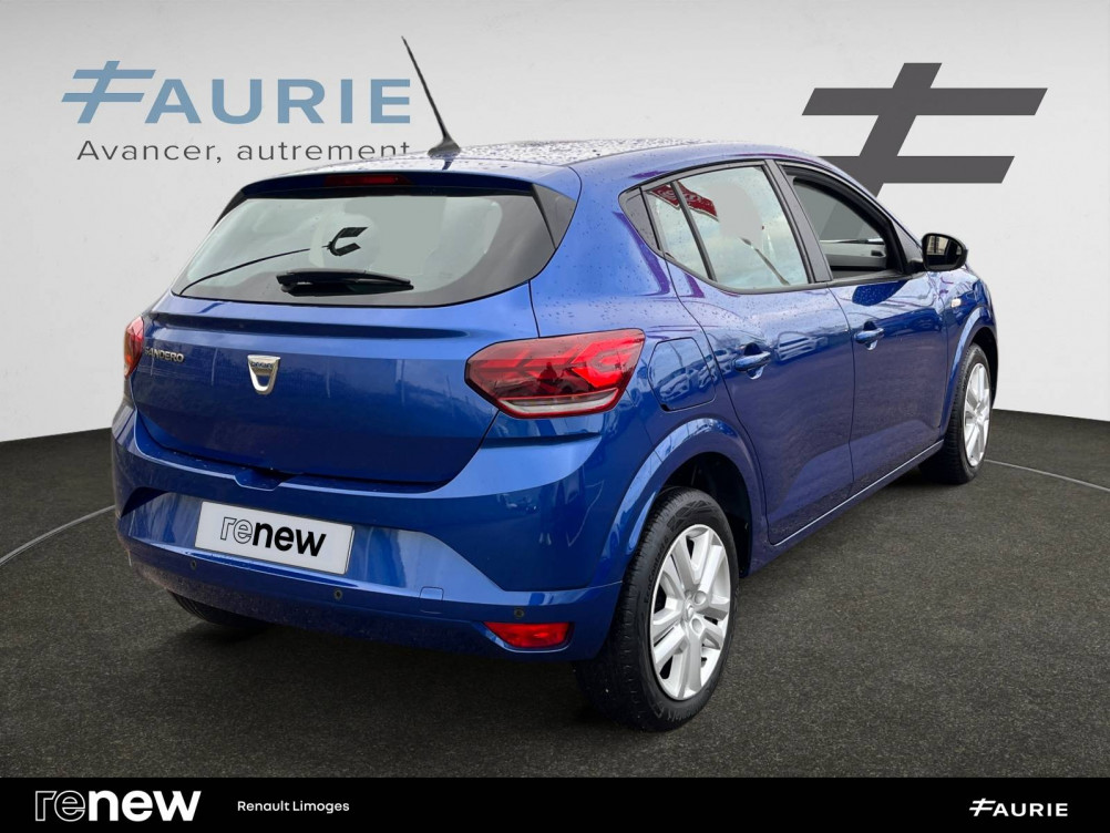 Acheter Dacia Sandero Sandero SCe 65 Confort  5p occasion dans les concessions du Groupe Faurie