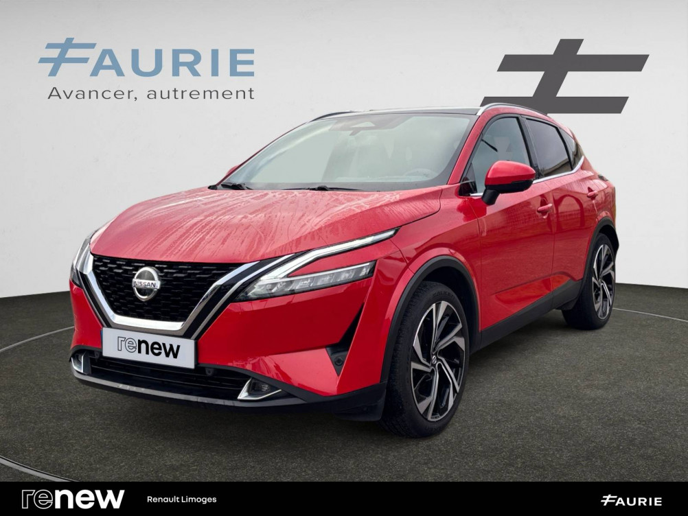 Acheter Nissan Qashqai Qashqai Mild Hybrid 158 ch Xtronic Tekna+ 5p occasion dans les concessions du Groupe Faurie
