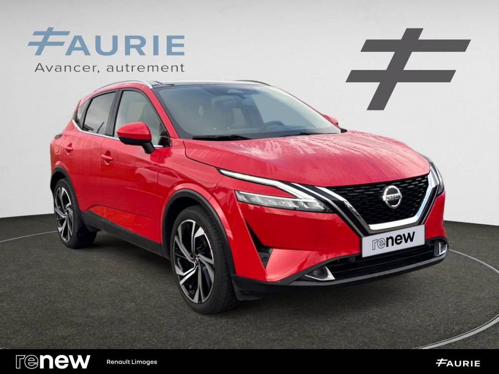 Acheter Nissan Qashqai Qashqai Mild Hybrid 158 ch Xtronic Tekna+ 5p occasion dans les concessions du Groupe Faurie