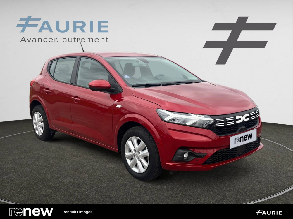 Acheter Dacia Sandero Sandero ECO-G 100 Expression 5p occasion dans les concessions du Groupe Faurie