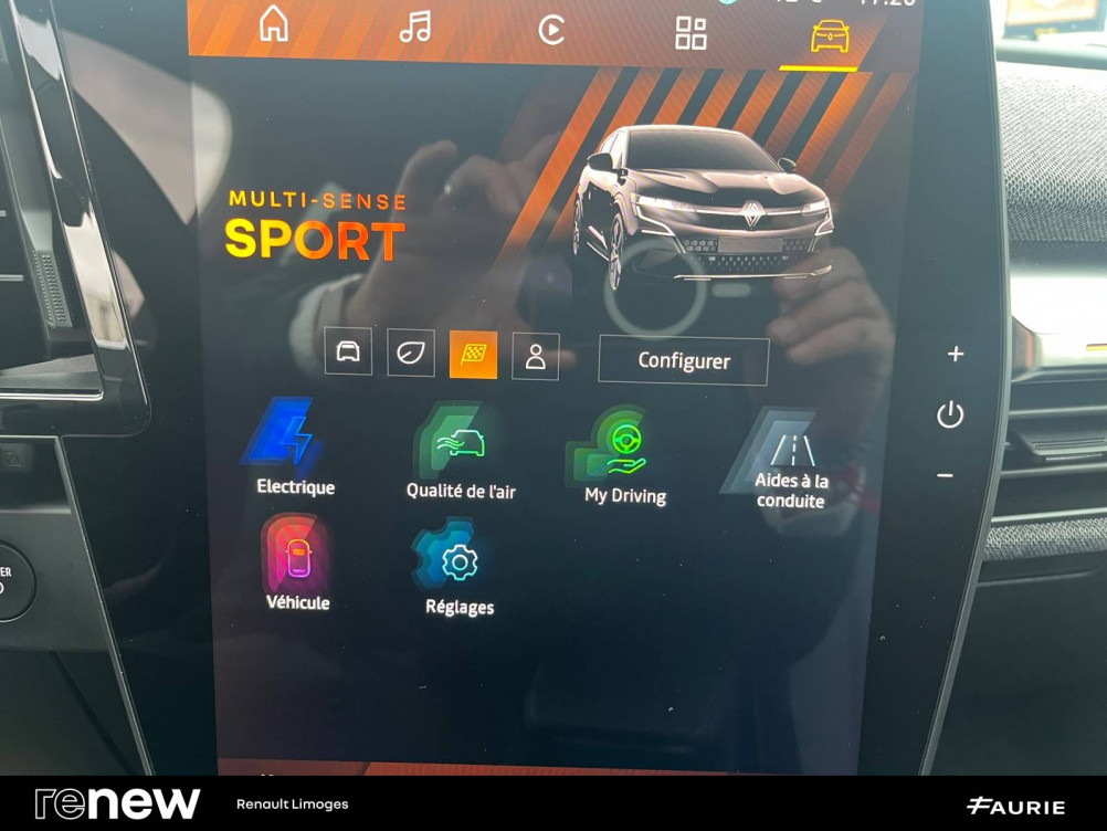 Acheter Renault Megane E-Tech Megane E-Tech 220 ch autonomie confort GSR2 Techno 5p occasion dans les concessions du Groupe Faurie